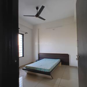 Bedroom Image of 727 Sq.ft 3 BHK Apartment / Flat for rent in Nirmaan One, New Gotri Vadodara for Rs. 22000