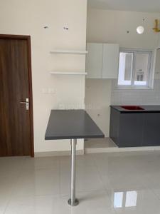 Kitchen Image of 650 Sq.ft 1 BHK Apartment / Flat for rent in Adarsh Greens, Kogilu Bengaluru for Rs. 26000