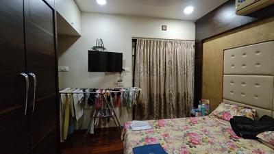 Bedroom Image of 1500 Sq.ft 4 BHK Apartment / Flat for rent in Shree Nandanvan Homes Building E, Kalwa Thane for Rs. 80000