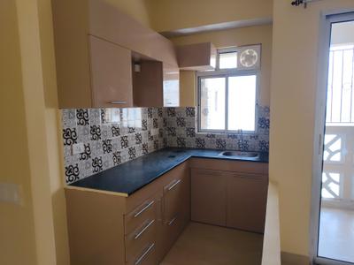 Kitchen Image of 900 Sq.ft 3 BHK Apartment / Flat for rent in Alcove New Kolkata Sangam, Serampore Hooghly for Rs. 25000