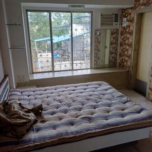 Bedroom Image of 1250 Sq.ft 3 BHK Apartment / Flat for rent in Kopar Khairane Navi Mumbai for Rs. 55000
