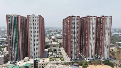 Building Image of 1110 Sq.ft 2.5 BHK Apartment / Flat for sale in Urbanrise On Cloud 33, Bachupally Hyderabad for Rs. 9000000