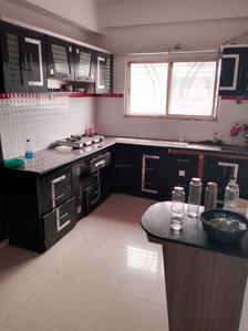 Kitchen Image of 1200 Sq.ft 2 BHK Apartment / Flat for rent in Sahil Regency, Goyal Vihar Indore for Rs. 21000