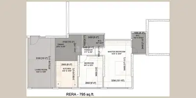 Image of 901 Sq.ft 3 BHK Apartment / Flat for sale in Sajay Shree Suryodaya, Ghatkopar East, Mumbai for Rs. 27500000