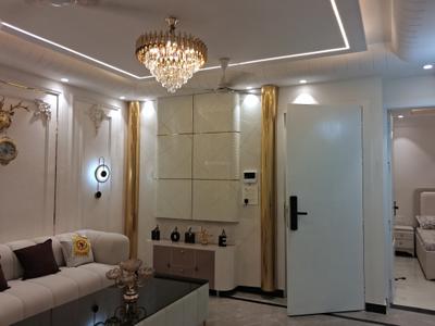 Living Room Image of 1000 Sq.ft 3 BHK Builder Floor for rent in Dwarka Mor New Delhi for Rs. 33000