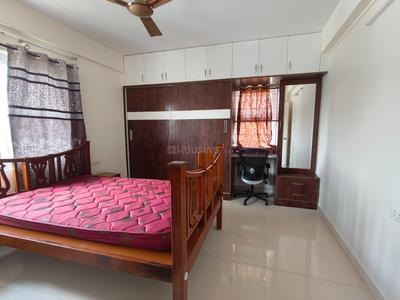 Bedroom Image of 1400 Sq.ft 2 BHK Builder Floor for rent in Kasturi Nagar Bengaluru for Rs. 50000