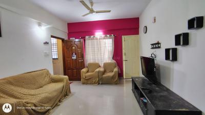 Living Room Image of 1000 Sq.ft 2 BHK Apartment / Flat for rent in JP Nagar Bengaluru for Rs. 32000