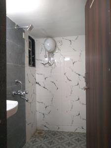 Common Bathroom Image of 1076 Sq.ft 3 BHK Apartment / Flat for rent in Thakur Galaxy, Boisar Mumbai for Rs. 25000