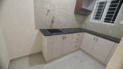 Kitchen Image of 555 Sq.ft 1 BHK Builder Floor for rent in Singasandra Bengaluru for Rs. 26000