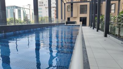Swimming Pool Image of 1457 Sq.ft 3 BHK Apartment / Flat for sale in Ambuja Ecospace Residencia, New Town Kolkata for Rs. 15500000