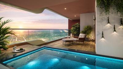 Balcony Image of 2600 Sq.ft 4.5 BHK Apartment / Flat for sale in Bramhacorp Sun Valley Phase 1, Bavdhan Pune for Rs. 30000000