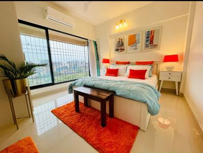 Bedroom Image of 1100 Sq.ft 2 BHK Apartment / Flat for rent in Sahjanand Tulsi Homes, Sherpura Bharuch for Rs. 14000