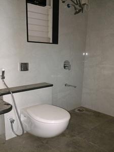 Common Bathroom Image of 600 Sq.ft 1 BHK Apartment / Flat for sale in Nyati Elan Central I, Wagholi Pune for Rs. 4900000