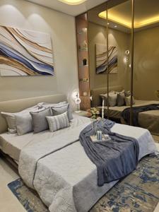 Bedroom Image of 1500 Sq.ft 3 BHK Apartment / Flat for sale in Sunteck Beach Residences, Vasai West Vasai for Rs. 21200000
