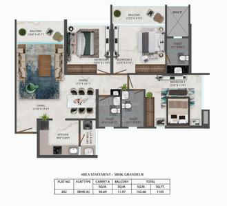 3 BHK Flat