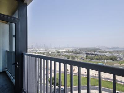 Balcony Image of 572 Sq.ft 1 BHK Apartment / Flat for sale in Nad Al Sheba Dubai for Rs. 31279872