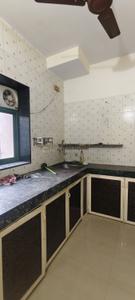 Kitchen Image of 590 Sq.ft 1 BHK Apartment / Flat for rent in  Dwarkesh Dham C H S, Dahisar West Mumbai for Rs. 30000