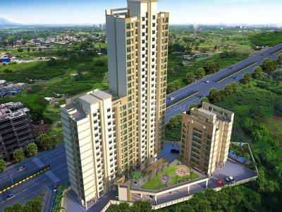 Building Image of 630 Sq.ft 1 BHK Apartment / Flat for sale in Green Avenue 1B, Shilphata Thane for Rs. 4200000