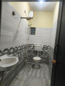 Bathroom Image of 500 Sq.ft 1 BHK Independent House for rent in Parappana Agrahara Bengaluru for Rs. 12500