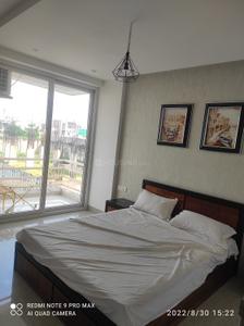 Bedroom Image of 1600 Sq.ft 3 BHK Apartment / Flat for rent in Om Shree Platinum, Tajganj Agra for Rs. 25000