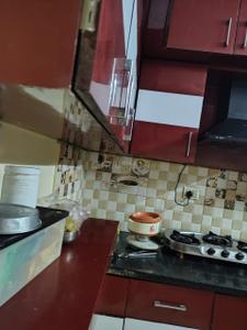 Kitchen Image of 1340 Sq.ft 2 BHK Independent House for rent in Vaibhav Nagar Indore for Rs. 25000