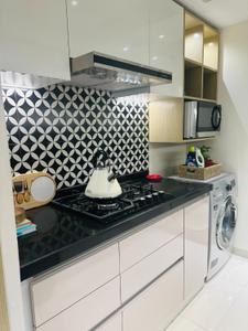 Kitchen Image of 986 Sq.ft 2 BHK Apartment / Flat for sale in Yes Palm Riveria, Mumbra Thane for Rs. 6550000