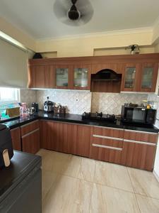Kitchen Image of 832 Sq.ft 2 BHK Apartment / Flat for rent in Bhavyaa Green Luxuria, Jagatpura Jaipur for Rs. 22000