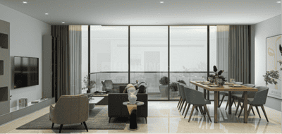 Image of 1682 Sq.ft 3 BHK Apartment / Flat for sale in Kasturi The Balmoral Towers Tower C Phase II, Balewadi, Pune for Rs. 22900000