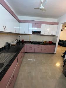 Kitchen Image of 1800 Sq.ft 3 BHK Apartment / Flat for rent in BCM Paradise, Nipania Indore for Rs. 55000