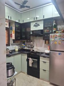 Kitchen Image of 1300 Sq.ft 3.5 BHK Builder Floor for sale in DDA Janta Flat, Sector 15 Rohini New Delhi for Rs. 9000000
