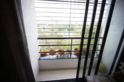 Balcony Image of 728 Sq.ft 2 BHK Apartment / Flat for sale in Chinchwad Pune for Rs. 8500000