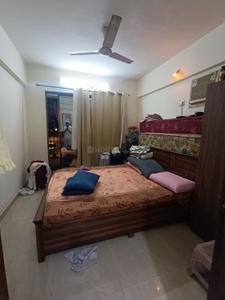 Bedroom Image of 600 Sq.ft 1 BHK Apartment / Flat for rent in Suyash Tower, Kopar Khairane Navi Mumbai for Rs. 32000