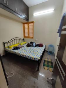 Bedroom Image of 500 Sq.ft 1 BHK Builder Floor for rent in Indira Nagar Bengaluru for Rs. 22000