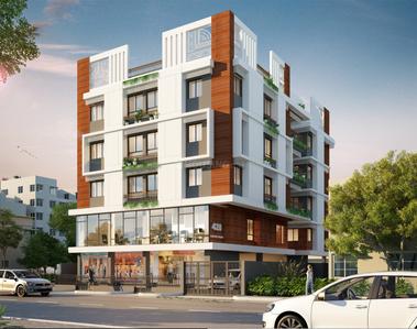 Building Image of 1229 Sq.ft 2.5 BHK Apartment / Flat for sale in Sun Rudra, New Alipore Kolkata for Rs. 8000000