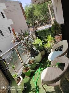Balcony Image of 1450 Sq.ft 2 BHK Builder Floor for rent in Sector 46 Gurgaon for Rs. 39000