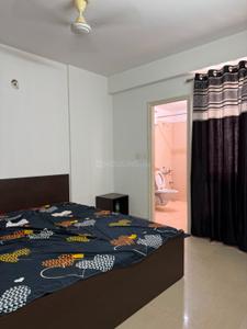 Bedroom Image of 1050 Sq.ft 2 BHK Apartment / Flat for rent in Unique My Haveli, Ramchandpura Jaipur for Rs. 18000