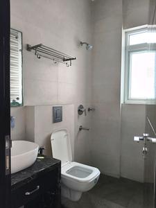 Bedroom Two Image of 2400 Sq.ft 3 BHK Builder Floor for rent in Sector 43 Gurgaon for Rs. 120000