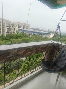 Balcony Image of 1600 Sq.ft 3 BHK Apartment / Flat for rent in CGHS Sabka Ghar Apartments, Sector 6 Dwarka New Delhi for Rs. 40000