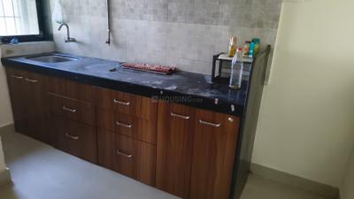 Kitchen Image of 600 Sq.ft 1 BHK Apartment / Flat for rent in S K Heights, Ghansoli Navi Mumbai for Rs. 25000