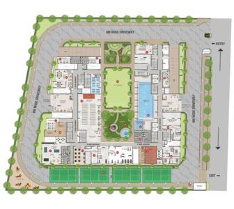 Image of 1555 Sq.ft 3 BHK Apartment / Flat for sale in Solitaire Unity, Kondapur, Hyderabad for Rs. 14400000