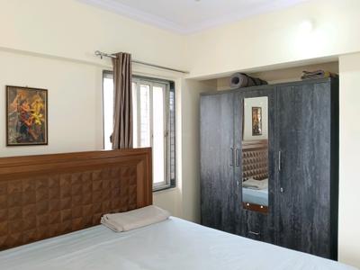Bedroom Image of 550 Sq.ft 1 BHK Apartment / Flat for rent in Kasarvadavali Thane for Rs. 21000