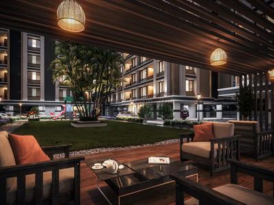 Hall Image of 1114 Sq.ft 2 BHK Apartment / Flat for sale in S M Raj Heritage Phase I, Godadara Surat for Rs. 3100000
