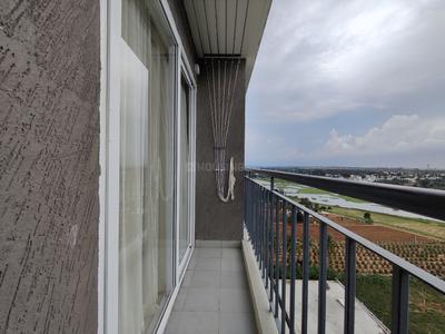 Balcony Image of 432 Sq.ft 1 RK Studio for rent in Godrej Royale Woods, Boovanahalli Bengaluru for Rs. 28000