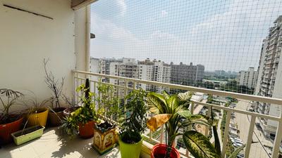Balcony Image of 1372 Sq.ft 3 BHK Apartment / Flat for sale in Godrej Eden G And H, Chandkheda Ahmedabad for Rs. 7000000