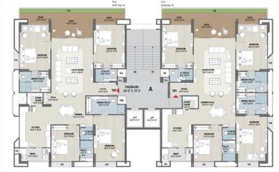 Image of 3800 Sq.ft 4 BHK Apartment / Flat for sale in Avadh Selenic, Vesu, Surat for Rs. 20500000