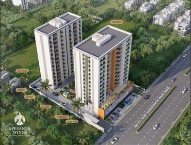 Image of 1938 Sq.ft 4 BHK Apartment / Flat for sale in Shreerang Speranza Wings, Palanpur, Surat for Rs. 11000000