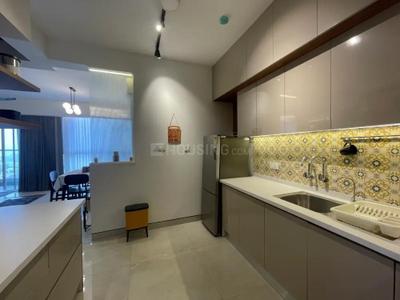 Kitchen Image of 1005 Sq.ft 2 BHK Apartment / Flat for sale in Addela Palm Resort, Raj Nagar Extension Ghaziabad for Rs. 8200000