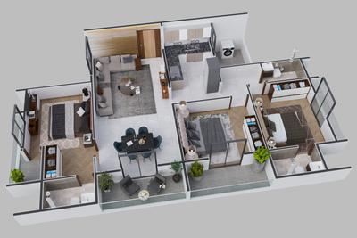 Image of 1000 Sq.ft 2 BHK Apartment / Flat for sale in Omkar Nagar, Nagpur for Rs. 5000000