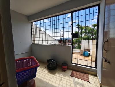 Balcony Image of 1200 Sq.ft 2 BHK Apartment / Flat for rent in Kaggadasapura Bengaluru for Rs. 50000