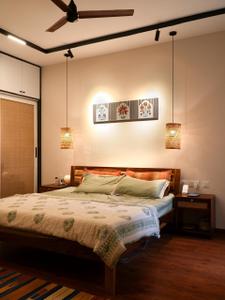 Bedroom Image of 2250 Sq.ft 3 BHK Apartment / Flat for rent in JRC Wildwoods, Gattahalli Bengaluru for Rs. 89000
